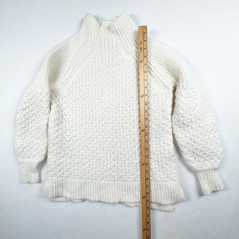 Anthropologie Bia‎ Mock Neck Tunic Sweater Cream Size XS - Picture 9 of 10